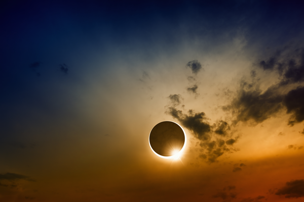 An image of a solar eclipse